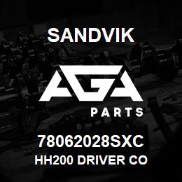 78062028SXC Sandvik HH200 DRIVER CO | AGA Parts
