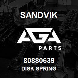 80880639 Sandvik DISK SPRING | AGA Parts