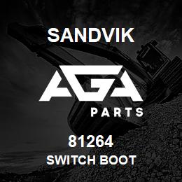 81264 Sandvik SWITCH BOOT | AGA Parts