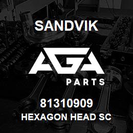 81310909 Sandvik HEXAGON HEAD SC | AGA Parts