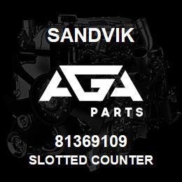 81369109 Sandvik SLOTTED COUNTER | AGA Parts