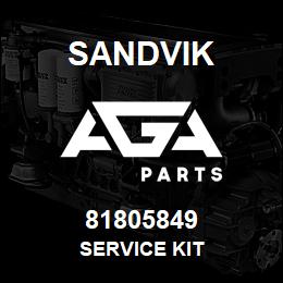 81805849 Sandvik SERVICE KIT | AGA Parts