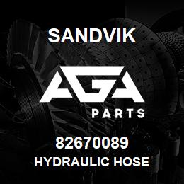 82670089 Sandvik HYDRAULIC HOSE | AGA Parts