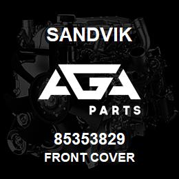 85353829 Sandvik FRONT COVER | AGA Parts