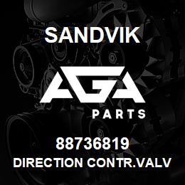 88736819 Sandvik DIRECTION CONTR.VALVE | AGA Parts
