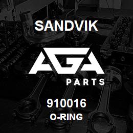 910016 Sandvik O-RING | AGA Parts