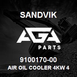 9100170-00 Sandvik AIR OIL COOLER 4KW 400 V. 50HZ | AGA Parts