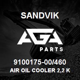 9100175-00/460 Sandvik AIR OIL COOLER 2,2 KW 460 V. 60HZ | AGA Parts