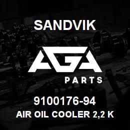 9100176-94 Sandvik AIR OIL COOLER 2,2 KW 525 V. 50HZ | AGA Parts