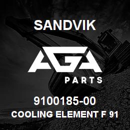 9100185-00 Sandvik COOLING ELEMENT F 910.0175 | AGA Parts