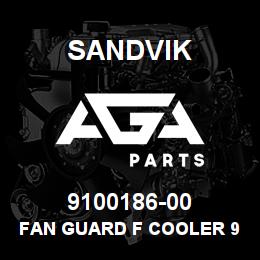 9100186-00 Sandvik FAN GUARD F COOLER 910.0175 | AGA Parts