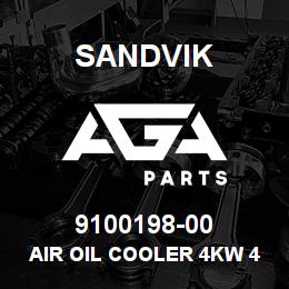 9100198-00 Sandvik AIR OIL COOLER 4KW 460 V. 60HZN | AGA Parts