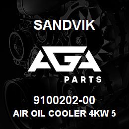 9100202-00 Sandvik AIR OIL COOLER 4KW 525 V. 50HZ | AGA Parts