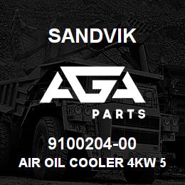 9100204-00 Sandvik AIR OIL COOLER 4KW 525 V. 50HZ | AGA Parts