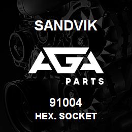 91004 Sandvik HEX. SOCKET | AGA Parts