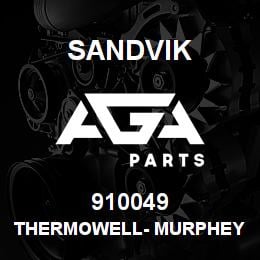 910049 Sandvik THERMOWELL- MURPHEY TEMP GAUGE | AGA Parts