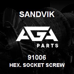 91006 Sandvik HEX. SOCKET SCREW | AGA Parts