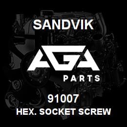 91007 Sandvik HEX. SOCKET SCREW | AGA Parts