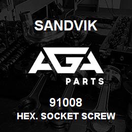 91008 Sandvik HEX. SOCKET SCREW | AGA Parts