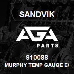 910088 Sandvik MURPHY TEMP GAUGE E/S 150/300X | AGA Parts