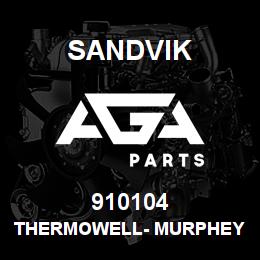 910104 Sandvik THERMOWELL- MURPHEY TEMP GAUGE | AGA Parts