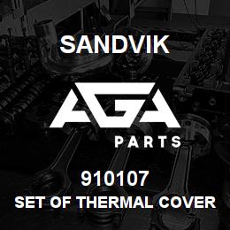 910107 Sandvik SET OF THERMAL COVERS- UDR100D | AGA Parts