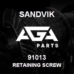 91013 Sandvik RETAINING SCREW | AGA Parts