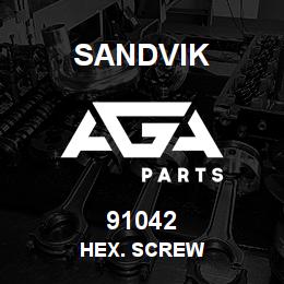 91042 Sandvik HEX. SCREW | AGA Parts