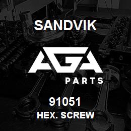 91051 Sandvik HEX. SCREW | AGA Parts
