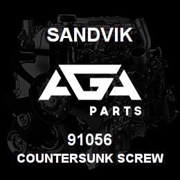 91056 Sandvik COUNTERSUNK SCREW | AGA Parts