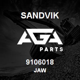 9106018 Sandvik JAW | AGA Parts