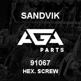 91067 Sandvik HEX. SCREW | AGA Parts