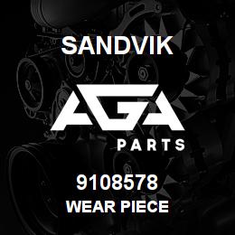 9108578 Sandvik WEAR PIECE | AGA Parts