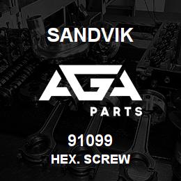 91099 Sandvik HEX. SCREW | AGA Parts