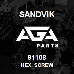 91108 Sandvik HEX. SCREW | AGA Parts