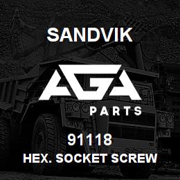 91118 Sandvik HEX. SOCKET SCREW | AGA Parts