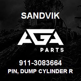 911-3083664 Sandvik PIN, DUMP CYLINDER RB | AGA Parts