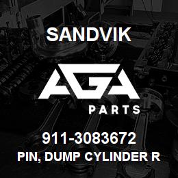 911-3083672 Sandvik PIN, DUMP CYLINDER RB | AGA Parts