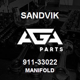 911-33022 Sandvik MANIFOLD | AGA Parts