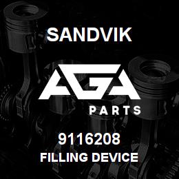 9116208 Sandvik FILLING DEVICE | AGA Parts