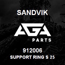 912006 Sandvik SUPPORT RING S 25 | AGA Parts