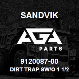 9120087-00 Sandvik DIRT TRAP SW/O 1 1/2-0,6 MM. | AGA Parts