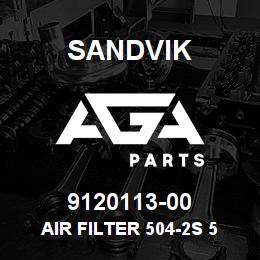 9120113-00 Sandvik AIR FILTER 504-2S 5 M | AGA Parts