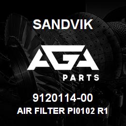 9120114-00 Sandvik AIR FILTER PI0102 R1/4 IN. INS | AGA Parts
