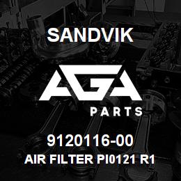 9120116-00 Sandvik AIR FILTER PI0121 R1" INS | AGA Parts