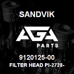9120125-00 Sandvik FILTER HEAD PI-2728-56 | AGA Parts