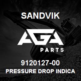9120127-00 Sandvik PRESSURE DROP INDICATOR | AGA Parts