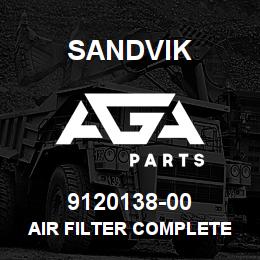 9120138-00 Sandvik AIR FILTER COMPLETE | AGA Parts