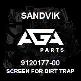 9120177-00 Sandvik SCREEN FOR DIRT TRAP | AGA Parts