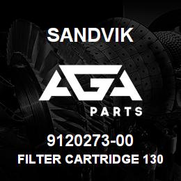 9120273-00 Sandvik FILTER CARTRIDGE 1300 R 025 W/HC | AGA Parts
